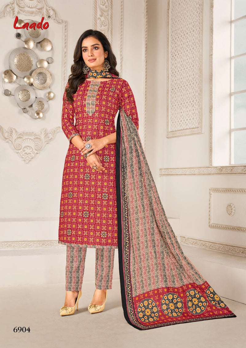 Laado Vol 69 Cotton Printed Designer Patiyala Style Salwar Suit Collection