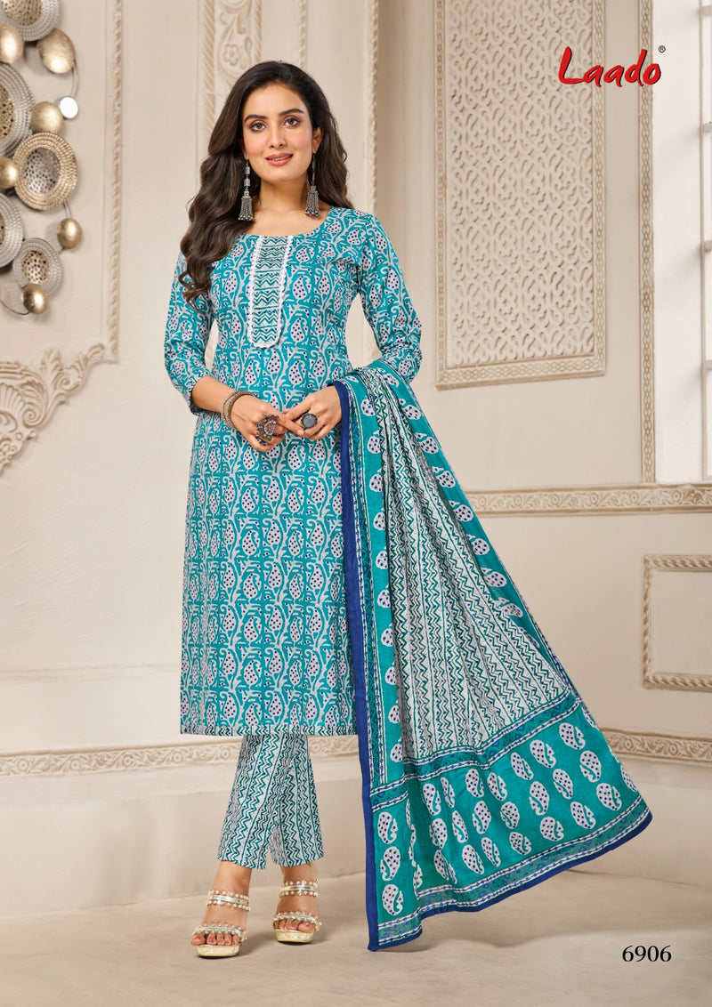 Laado Vol 69 Cotton Printed Designer Patiyala Style Salwar Suit Collection