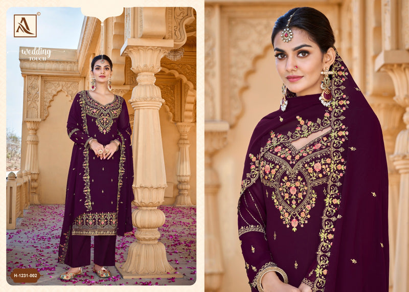 Alok Suits Wedding Touch Georgette With Heavy Embroidery Designer Suits