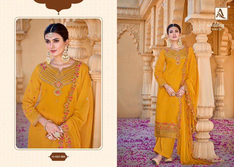 Alok Suits Wedding Touch Georgette With Heavy Embroidery Designer Suits