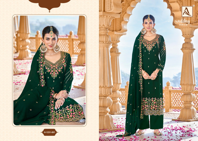 Alok Suits Wedding Touch Georgette With Heavy Embroidery Designer Suits