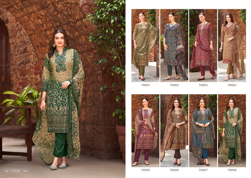 Skt Suits Winter Collection Pashmina Digital Printed Salwar Suit Collection
