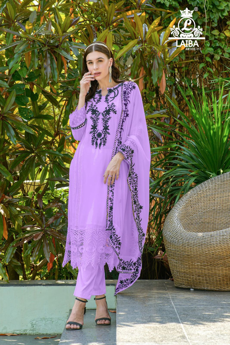 Laiba Am Vol 117 Pure Georgette Pakistani Pret Collection