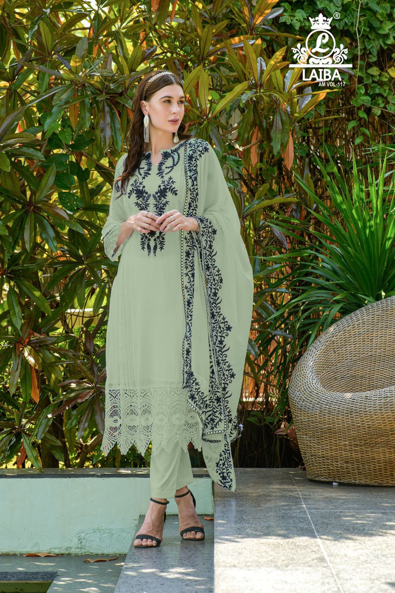 Laiba Am Vol 117 Pure Georgette Pakistani Pret Collection