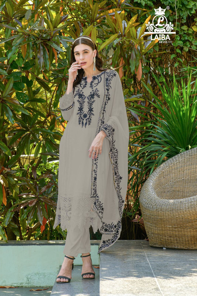 Laiba Am Vol 117 Pure Georgette Pakistani Pret Collection