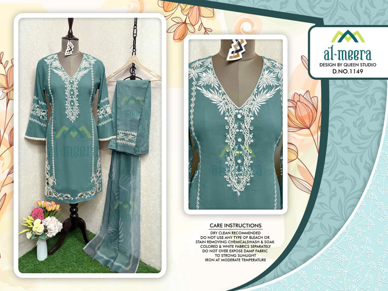 Al meera  Dno1149  Fox Georgette  Luxury Pret Collection