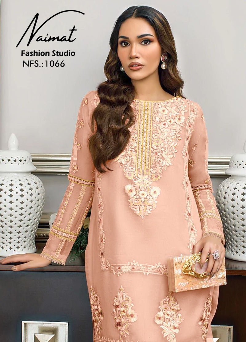 Naimat Fashoin Studio Nfs 1066 Pure Fox Embroidery Pret Collection