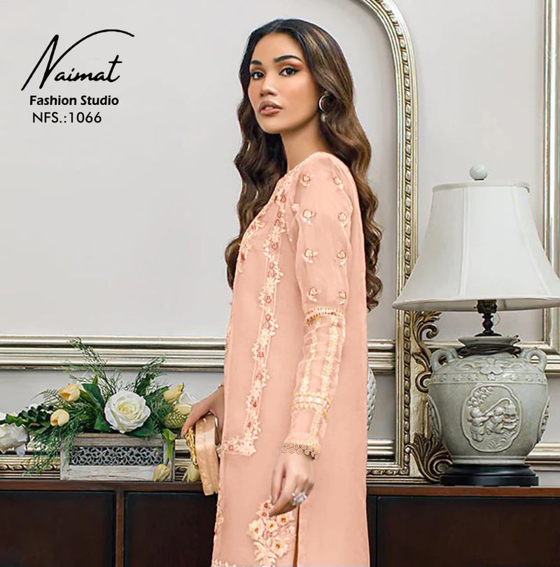 Naimat Fashoin Studio Nfs 1066 Pure Fox Embroidery Pret Collection