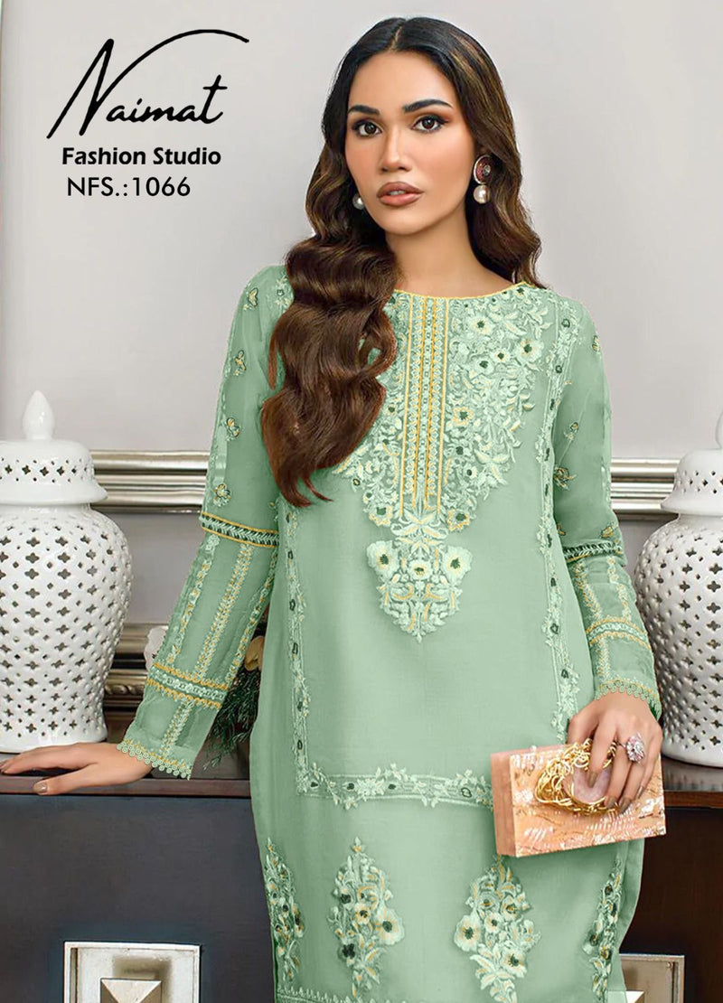 Naimat Fashoin Studio Nfs 1066 Pure Fox Embroidery Pret Collection