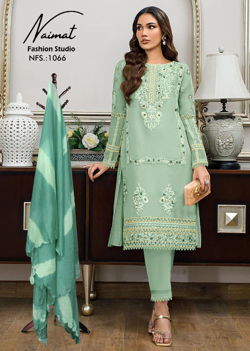 Naimat Fashoin Studio Nfs 1066 Pure Fox Embroidery Pret Collection