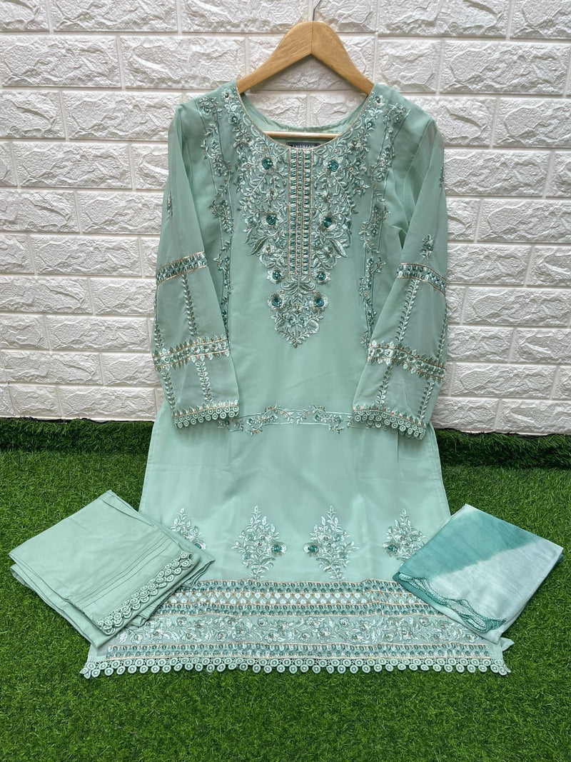 Naimat Fashoin Studio Nfs 1066 Pure Fox Embroidery Pret Collection