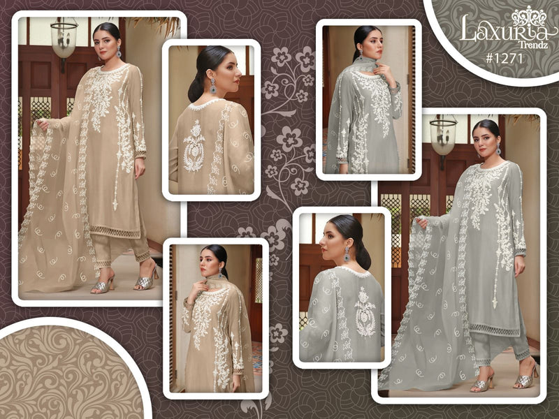 Laxuria Trendz D No 1271 Faux Georgette Luxury Pret Collection