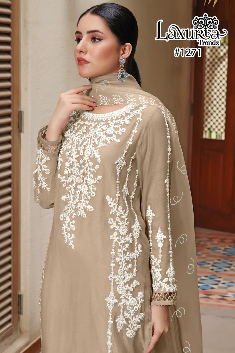 Laxuria Trendz D No 1271 Faux Georgette Luxury Pret Collection