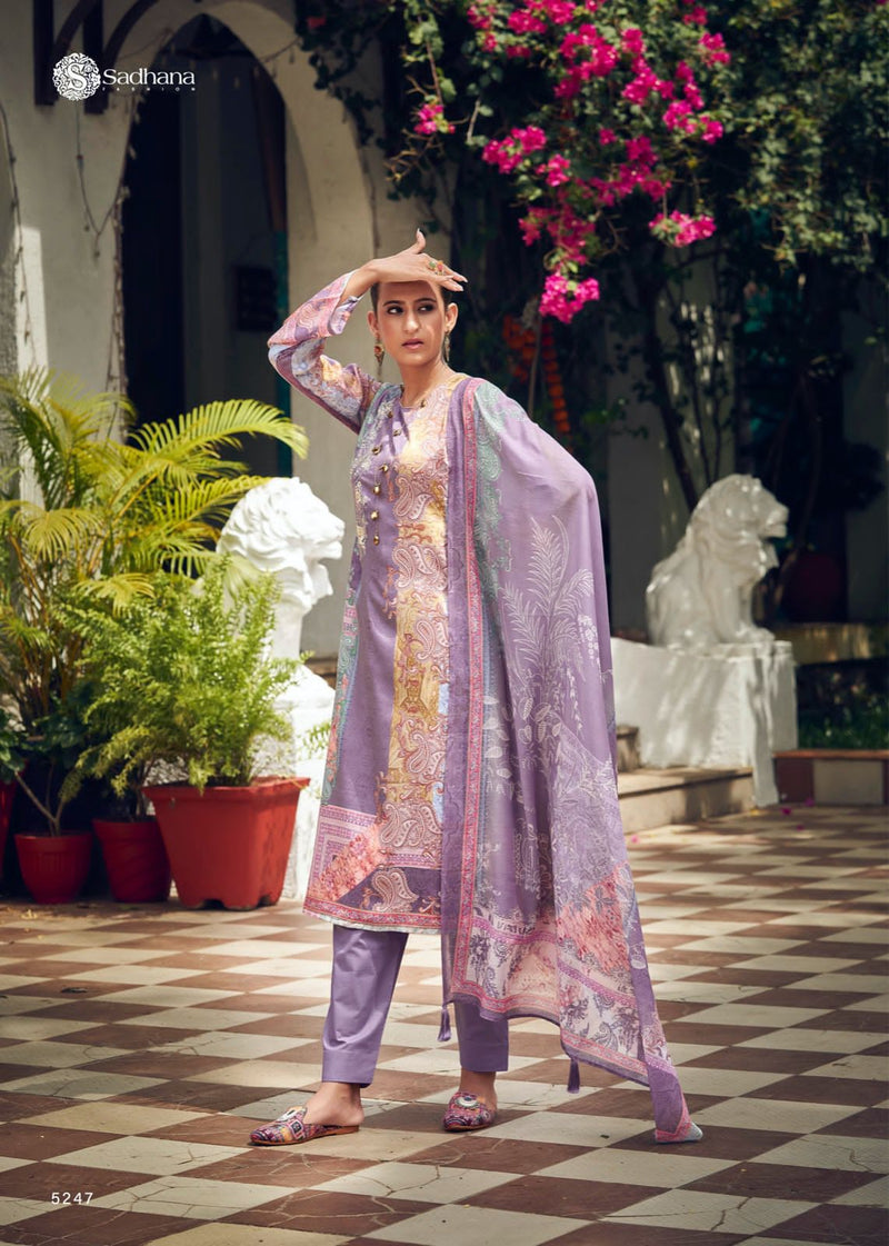 Sadhana Fashion Mehtaab Vol 4 Pure Jam Cotton With Fency Work Salwar Kameez