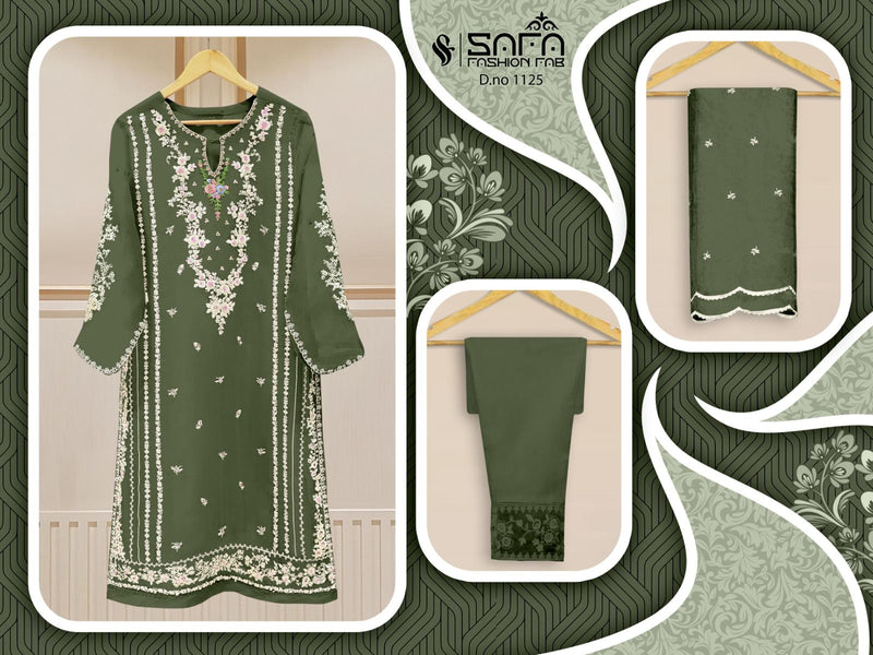 Safa Fashion Fab D No 1125 Heavy Georgette Luxury Pret Collection