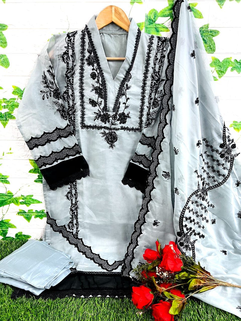 Amena b 103 Ab  Organza Luxurya Pret Collection
