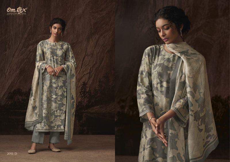Omtex Swara Muslin Embroidery Salwar Suits
