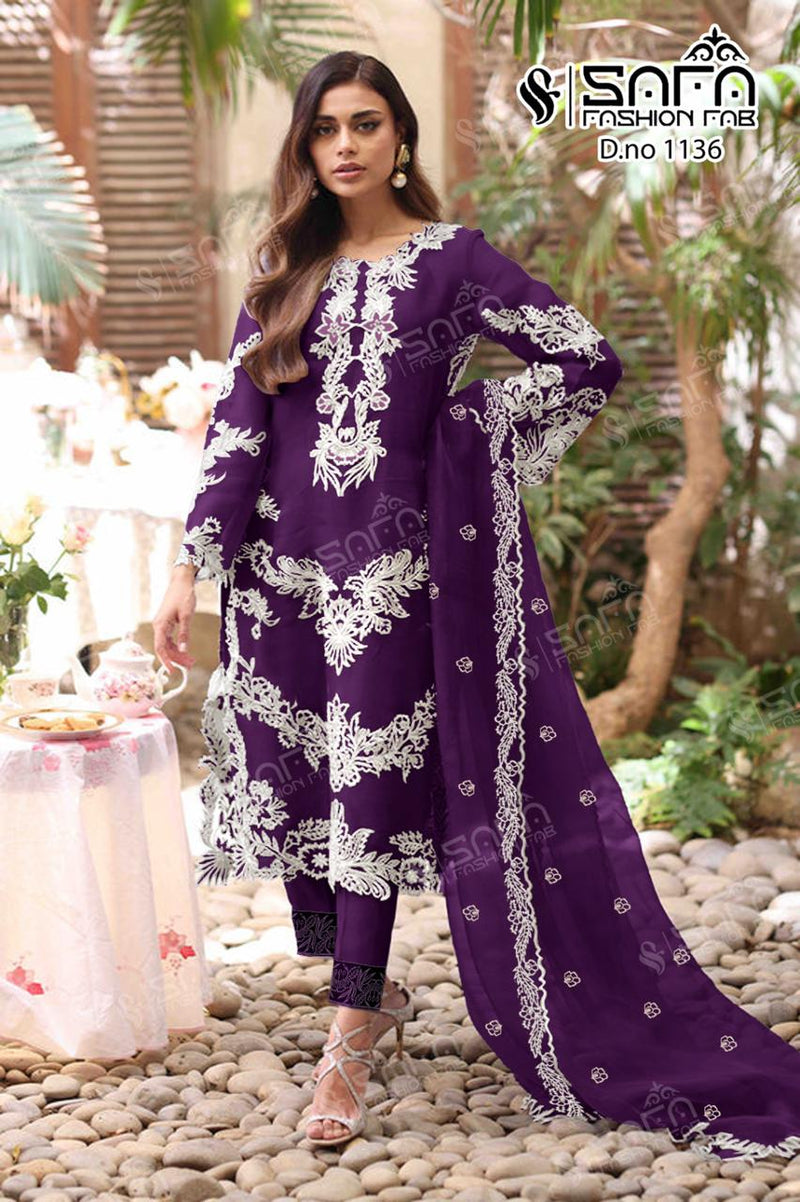 Safa Fashion Fab Dno 1136 Heavy Georgette Luxury Pret Collection