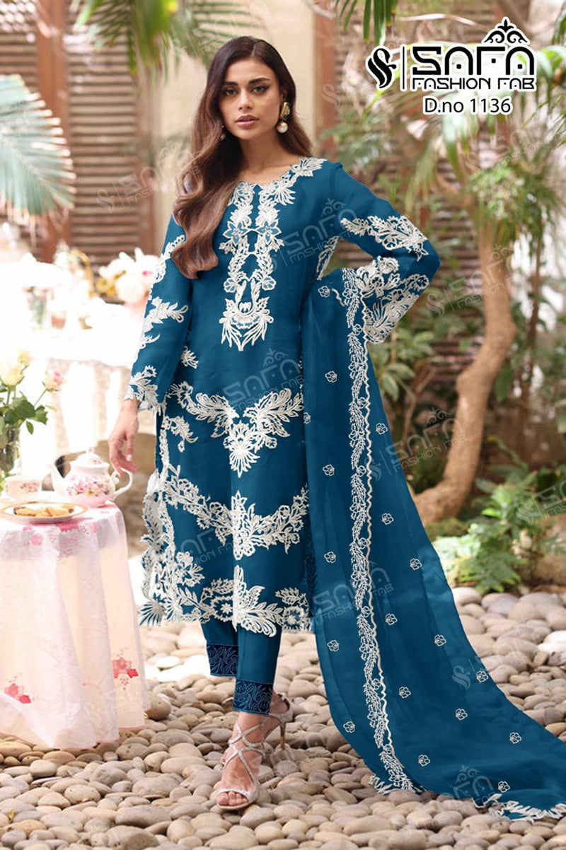 Safa Fashion Fab Dno 1136 Heavy Georgette Luxury Pret Collection