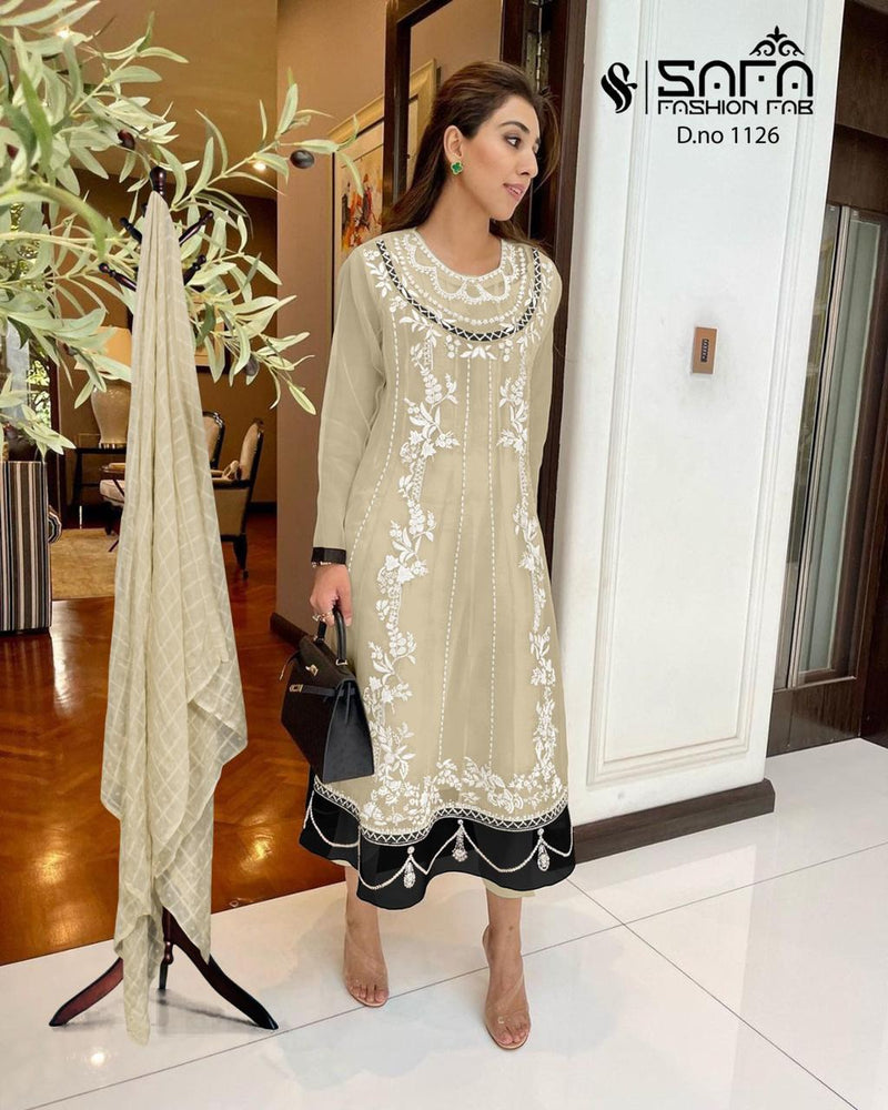 Safa Fashion Fab Dno 1126 Heavy Georgette Luxury Pret Collection