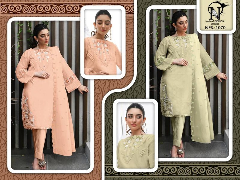 Naimat Fashion Studio Nfs 1070 Pure Danting Georgette Pret Collection