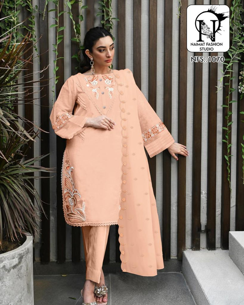 Naimat Fashion Studio Nfs 1070 Pure Danting Georgette Pret Collection