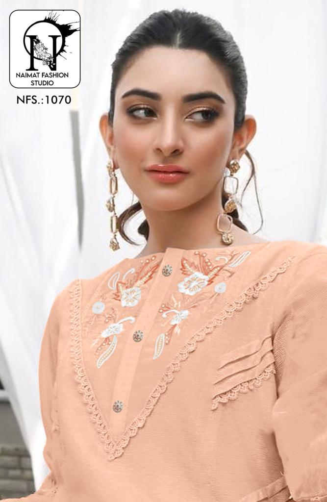 Naimat Fashion Studio Nfs 1070 Pure Danting Georgette Pret Collection