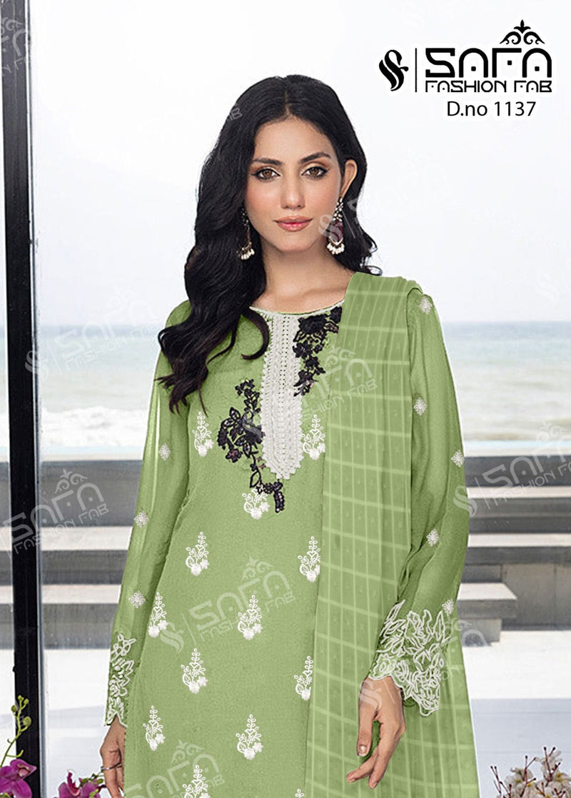 Safa Fashion Fab Dno 1137 Heavy georgette Pret Collection