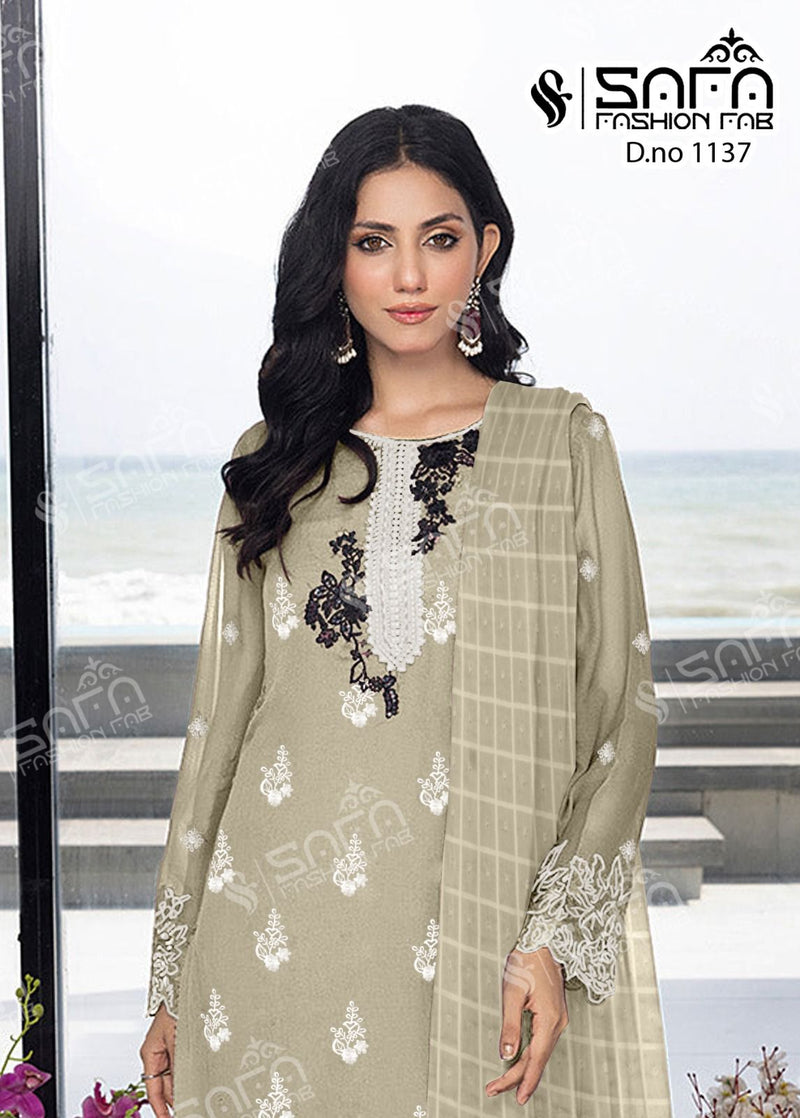 Safa Fashion Fab Dno 1137 Heavy georgette Pret Collection