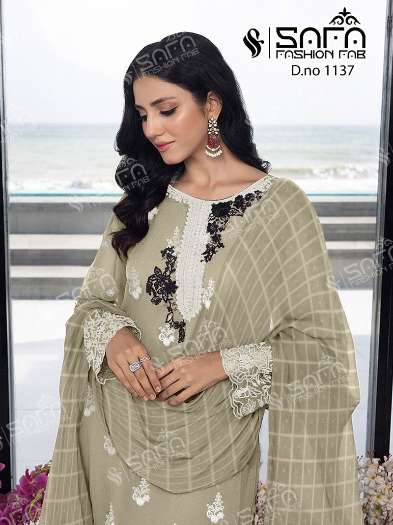 Safa Fashion Fab Dno 1137 Heavy georgette Pret Collection