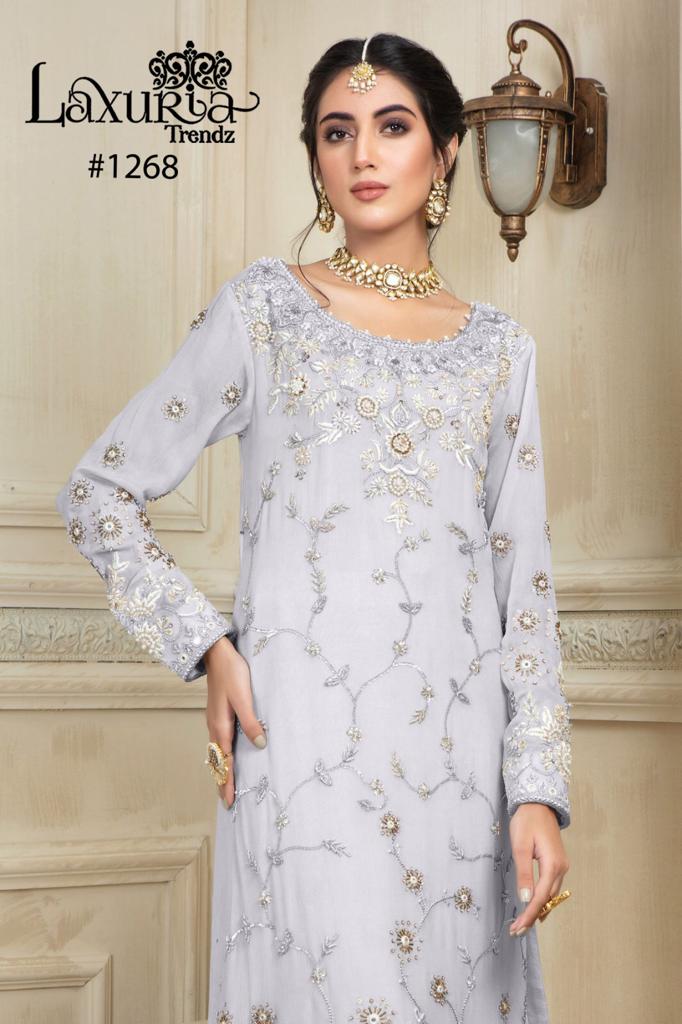 Laxuria Trendz Dno 1268 Fox Georgette Pret Collection