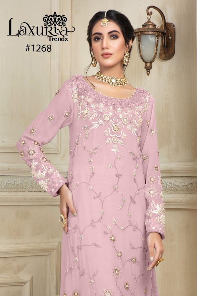 Laxuria Trendz Dno 1268 Fox Georgette Pret Collection