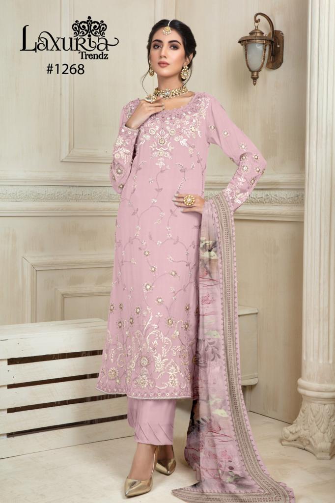 Laxuria Trendz Dno 1268 Fox Georgette Pret Collection