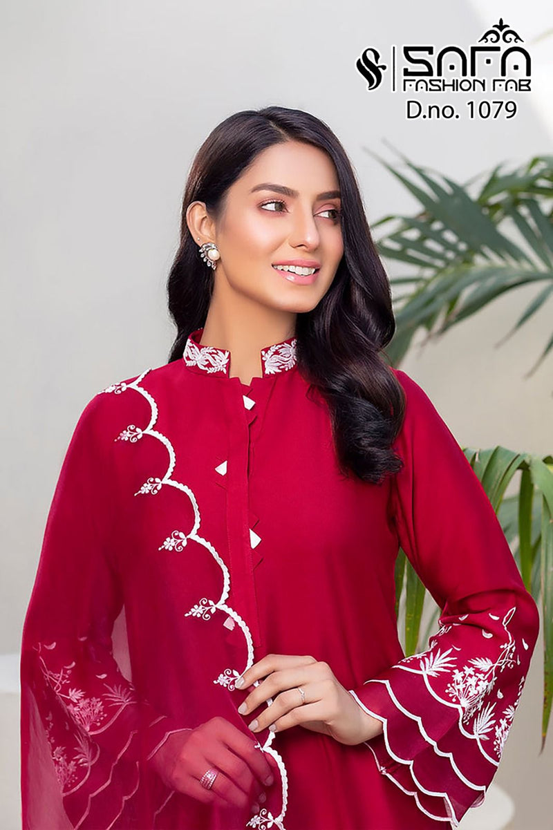 Safa Fashion Fab Dno 1079 Heavy Georgette Pret Collection