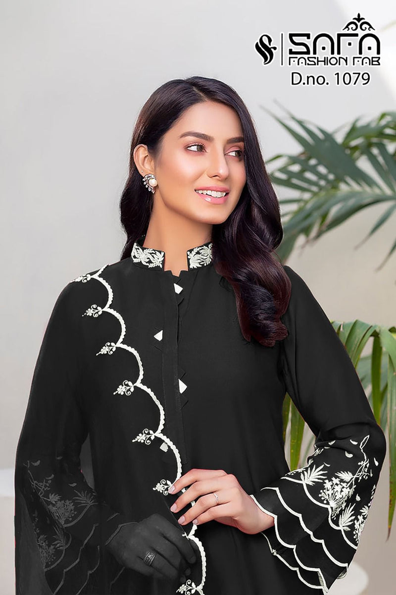 Safa Fashion Fab Dno 1079 Heavy Georgette Pret Collection