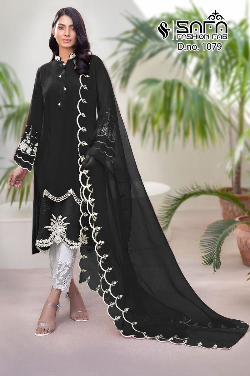 Safa Fashion Fab Dno 1079 Heavy Georgette Pret Collection
