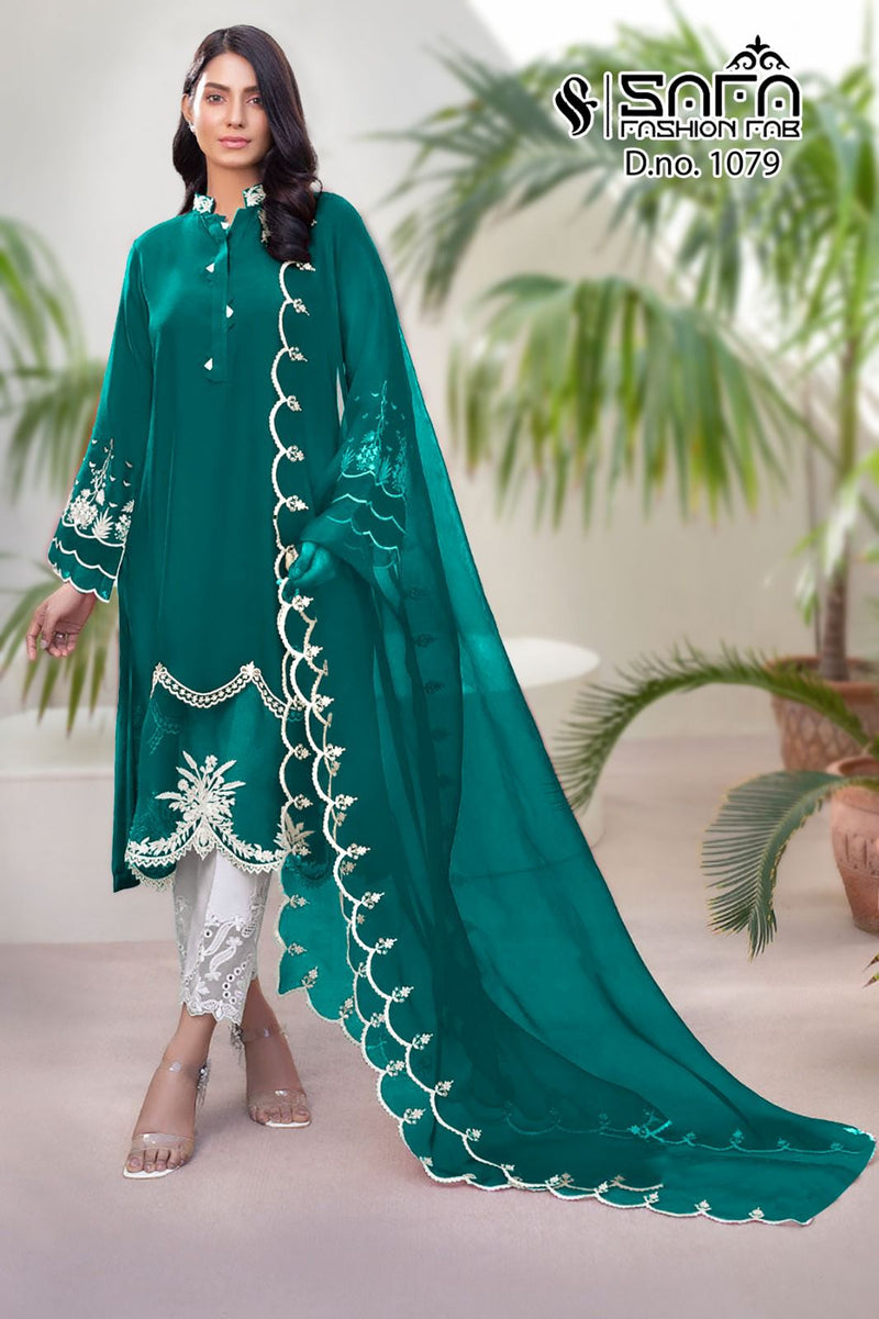 Safa Fashion Fab Dno 1079 Heavy Georgette Pret Collection