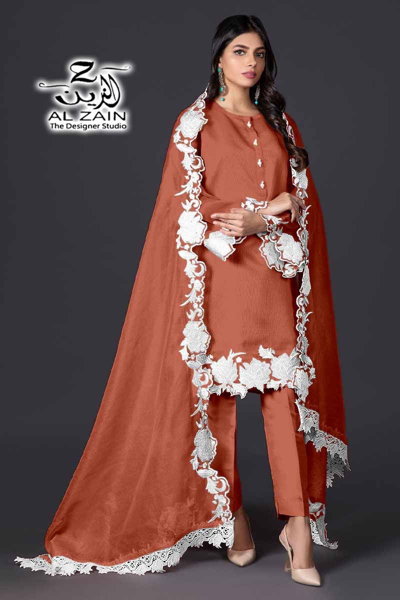 The Designer Studio Al Zain Dno 272711 Fox Georgette Pret Collection