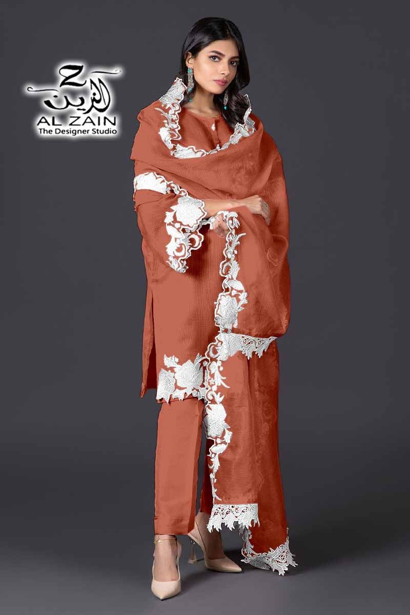 The Designer Studio Al Zain Dno 272711 Fox Georgette Pret Collection