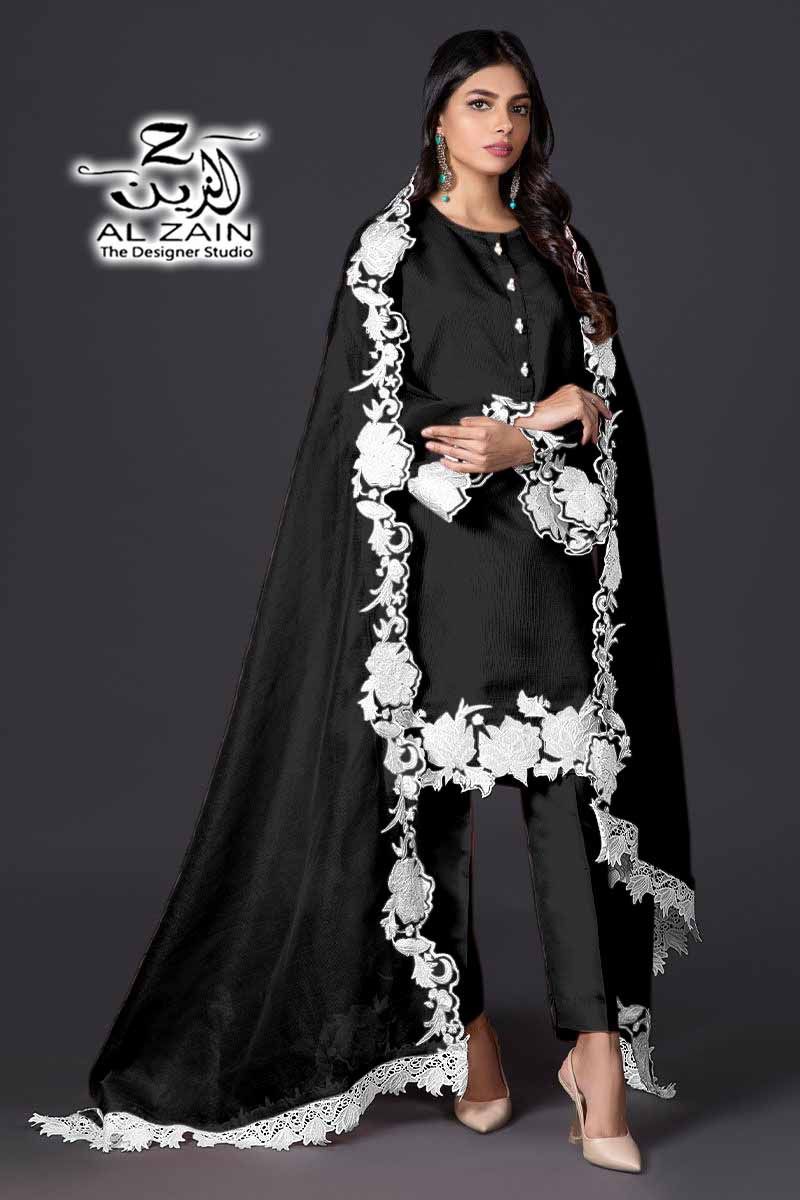 The Designer Studio Al Zain Dno 272711 Fox Georgette Pret Collection