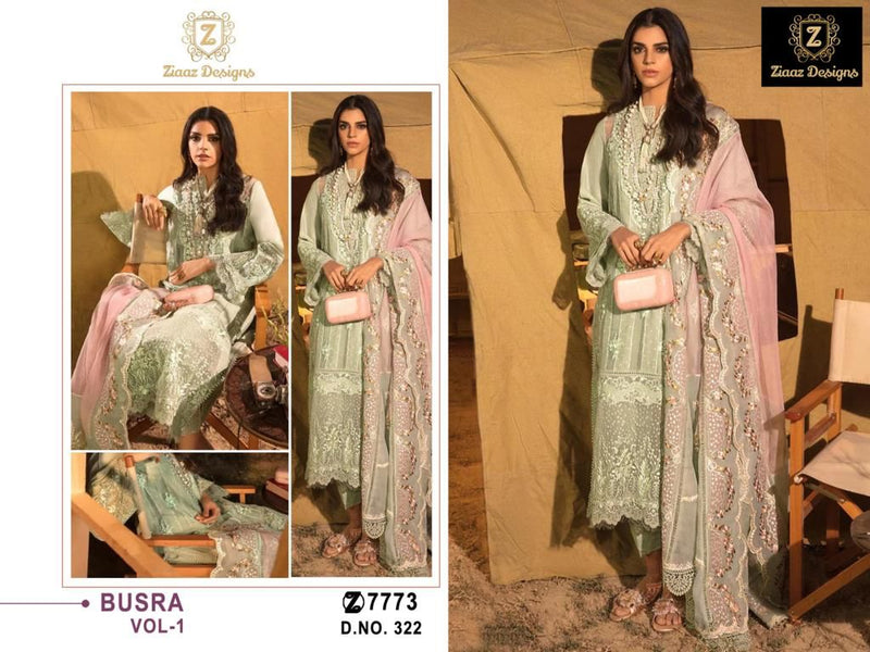 Ziaaz Designs Busra Vol 1 Cotton Embroided Pret Collection