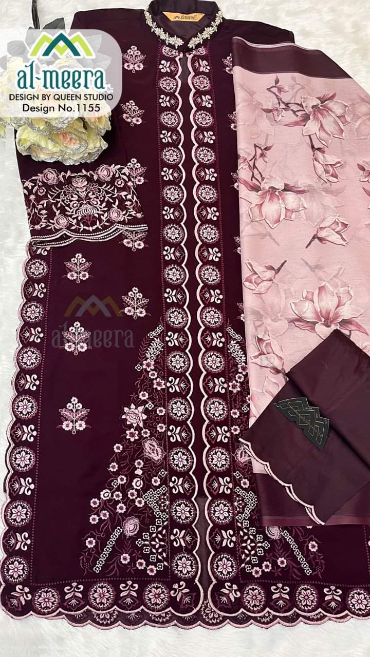 Al Meera Dno 1155 Fox Georgette Pret Collection