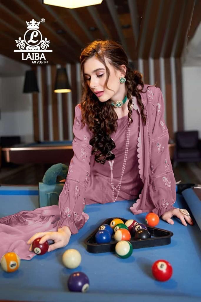 Laiba Designer Am Vol 147 Pure Georgette Pret Collection