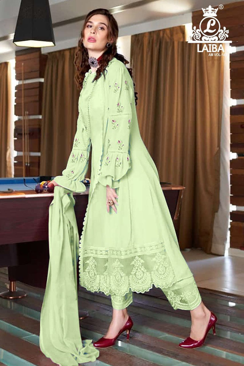 Laiba Designer Am Vol 147 Pure Georgette Pret Collection