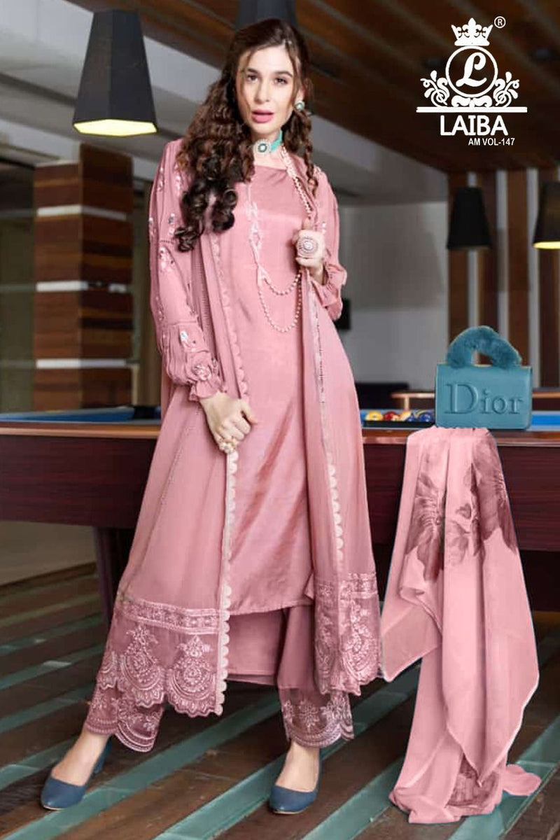 Laiba Designer Am Vol 147 Pure Georgette Pret Collection