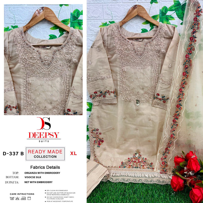 Deepsy Suits D 337 Abcd Pure Orgnaza Embroidery Pret Collection