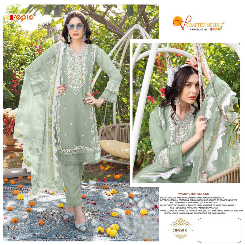 Fepic Cn 650 Organza Embroidered Pret Collection