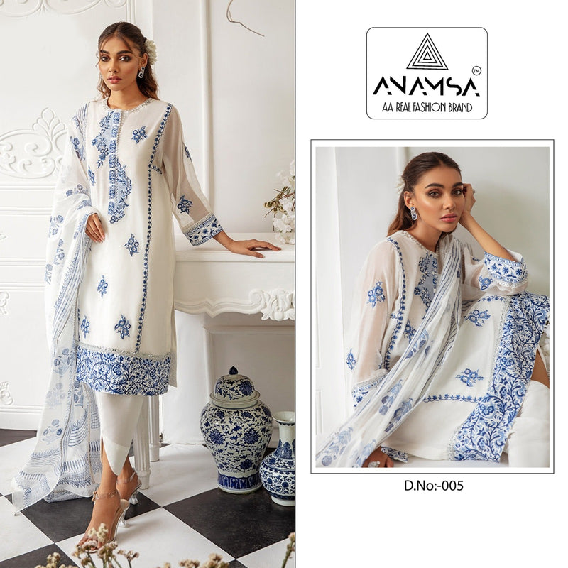 Anamsa Dno 005 Faux Georgette Pret Collection