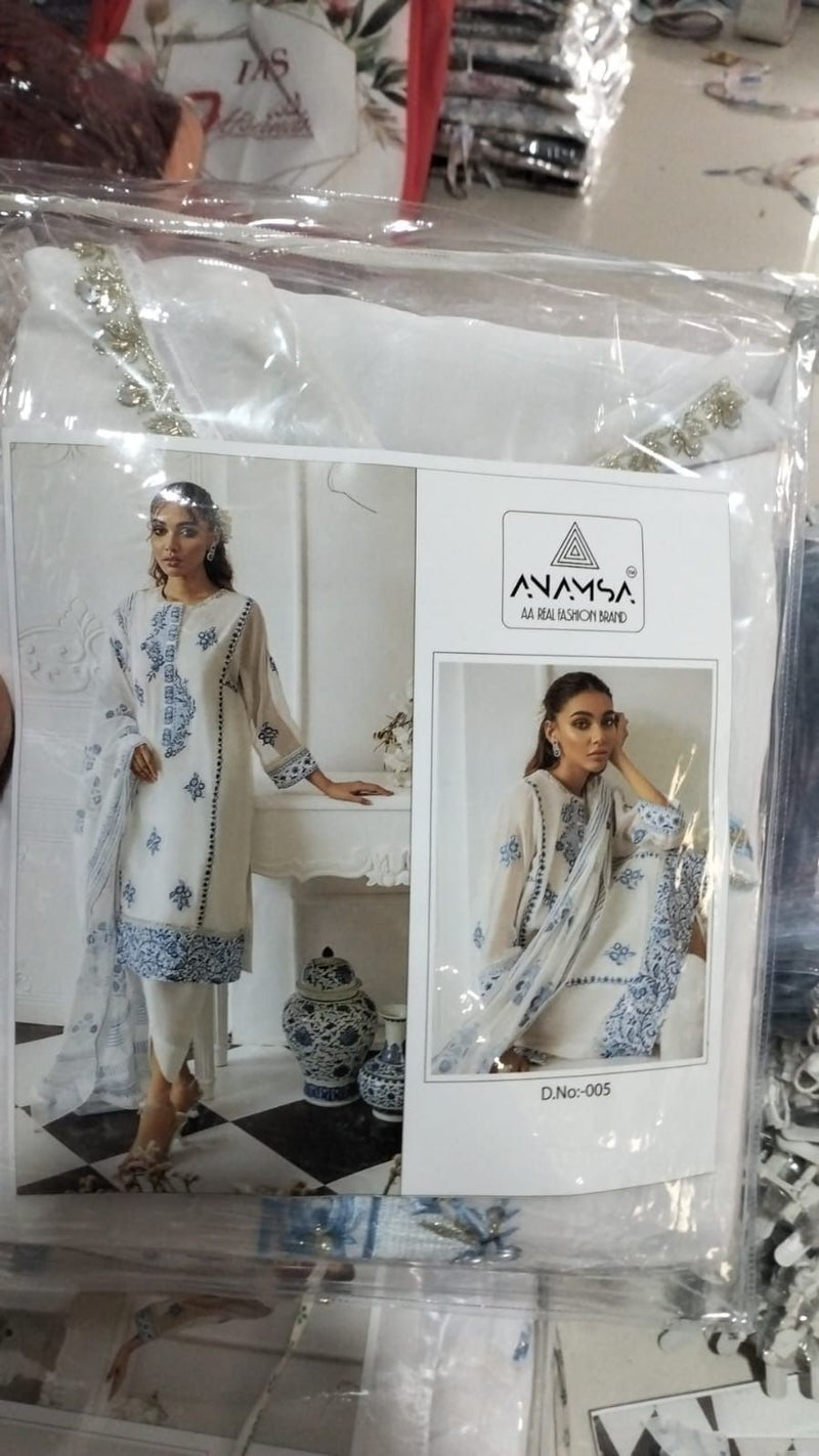 Anamsa Dno 005 Faux Georgette Pret Collection