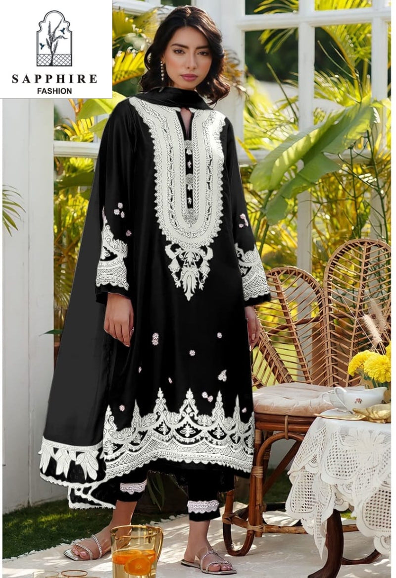 Sapphire Fashion Dno 109 A & B Jam Cotton Embroided Pret Collection